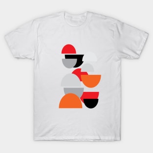 Modern Geometric (Semicircles) T-Shirt